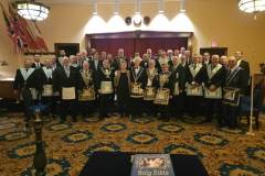 Group photo with V.W. Bro. James McCutcheon's partner Storme