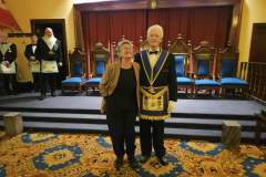 V.W. Bro. James McCutcheon and partner Storme