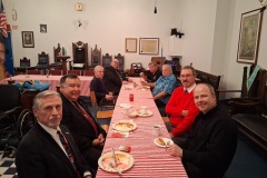 Sturgeon Falls Christmas Dinner and Cornerstone certificate presentation.