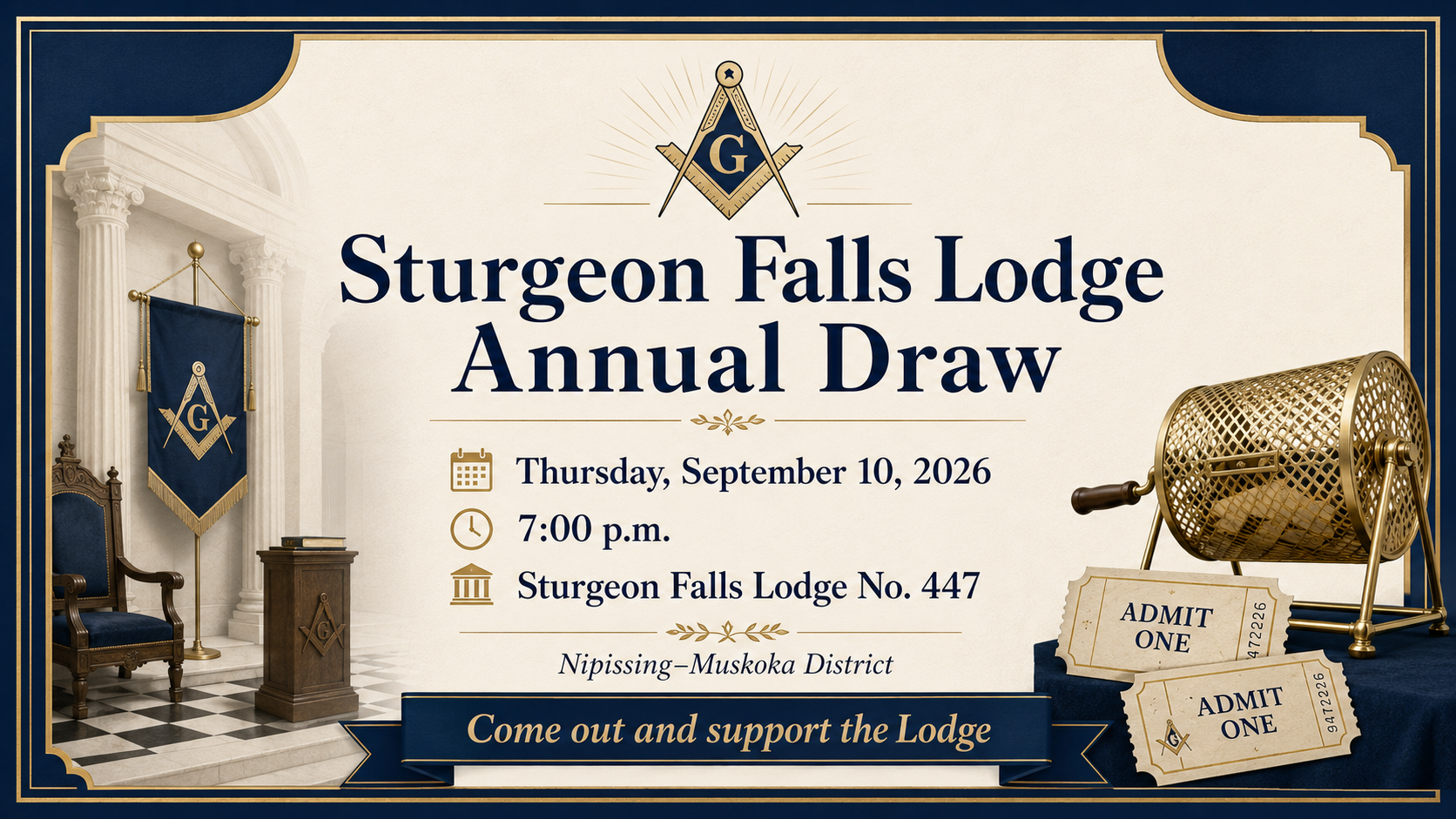 Sturgeon Falls Lodge No. 447