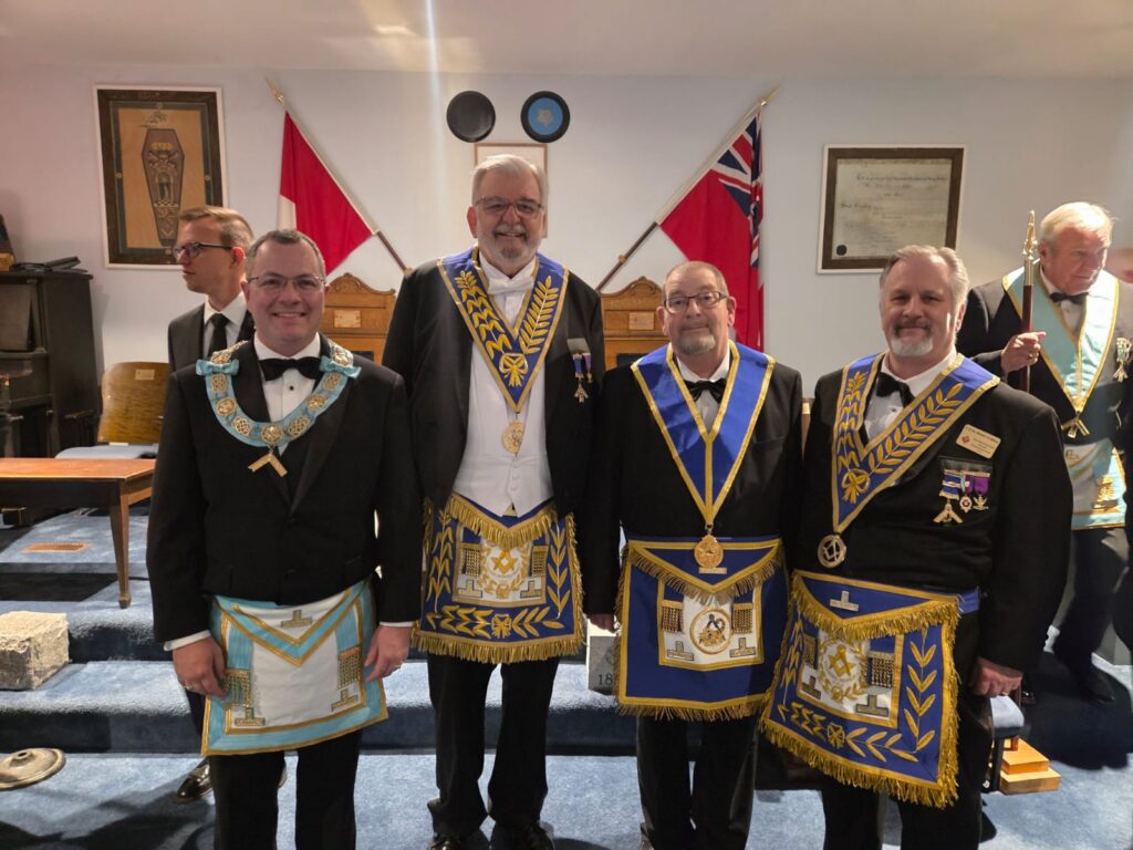 Brethren gathered at Powassan Lodge’s September meeting